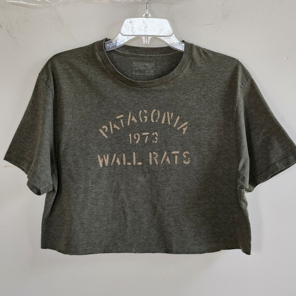 PATAGONIA CROPPED TEE SIZE LARGE - Picture 1 of 1